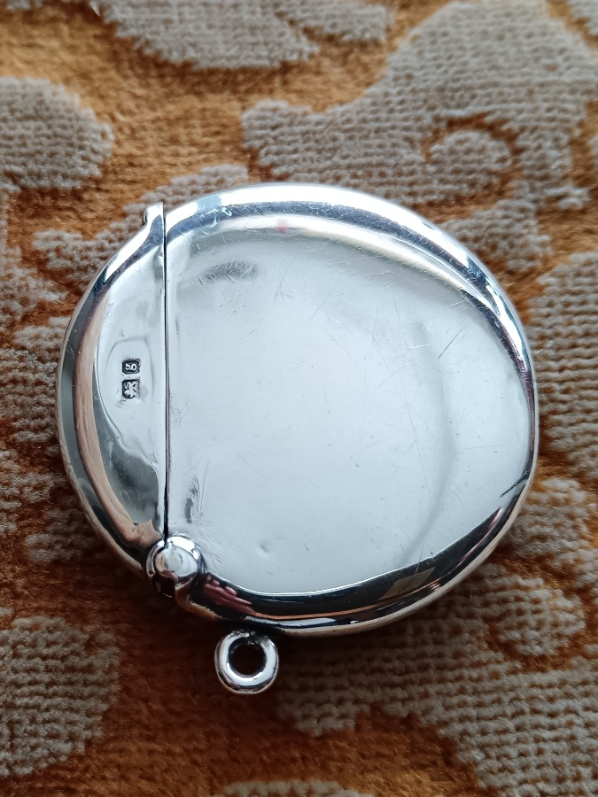 Edwardian Silver Pug Dog Vesta Case 1906 (8).jpg
